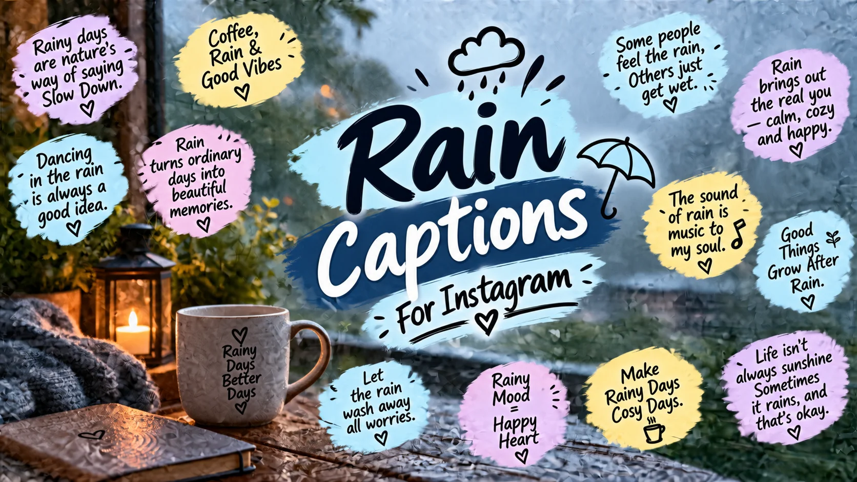 Rain Caption