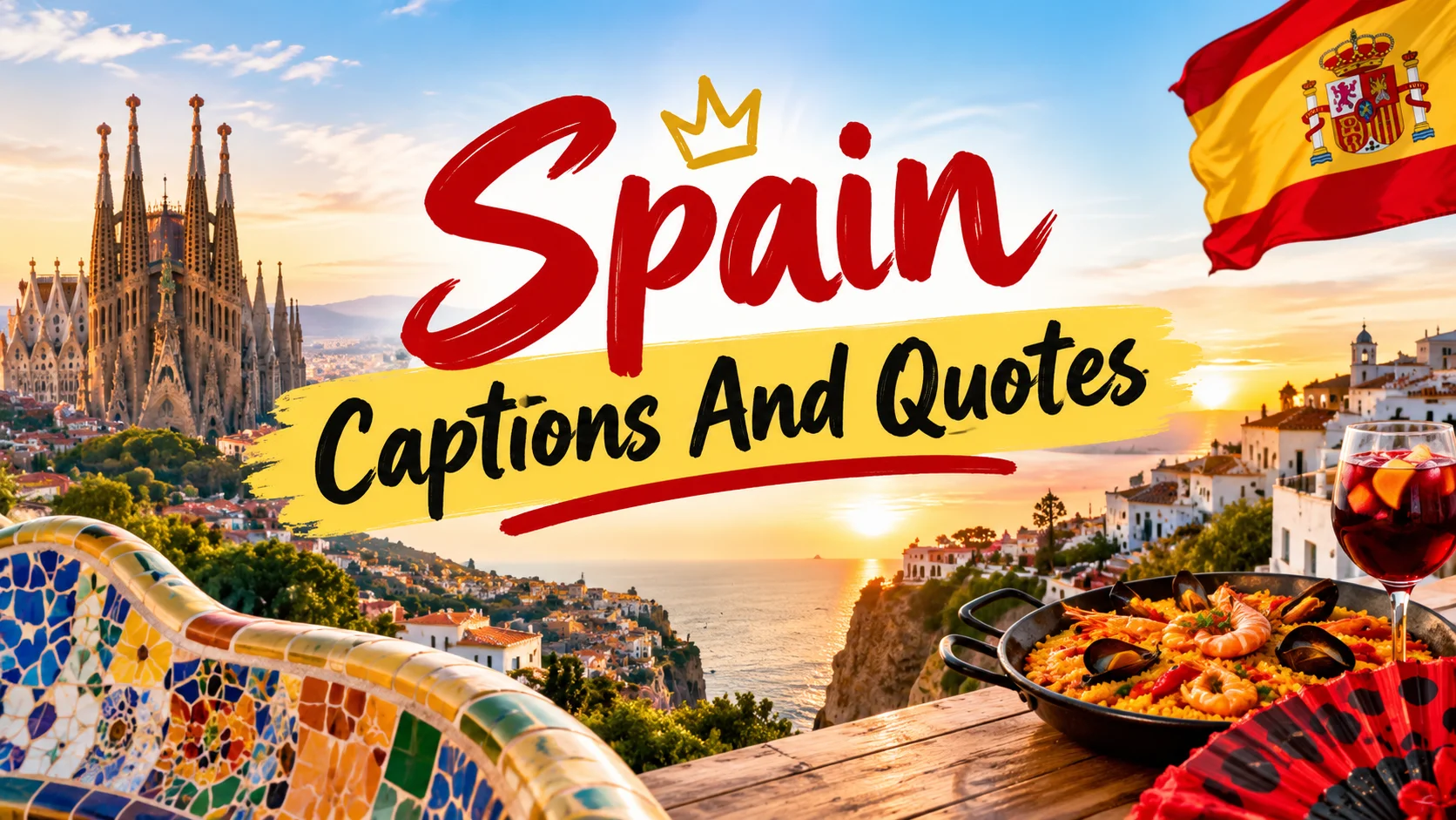 Spain Captions And Quotes